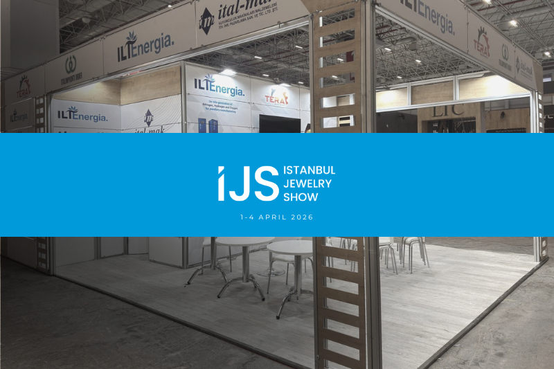 ILT Energia IJS Istanbul Jewelry Show 2026 stand generatori gas oreficeria