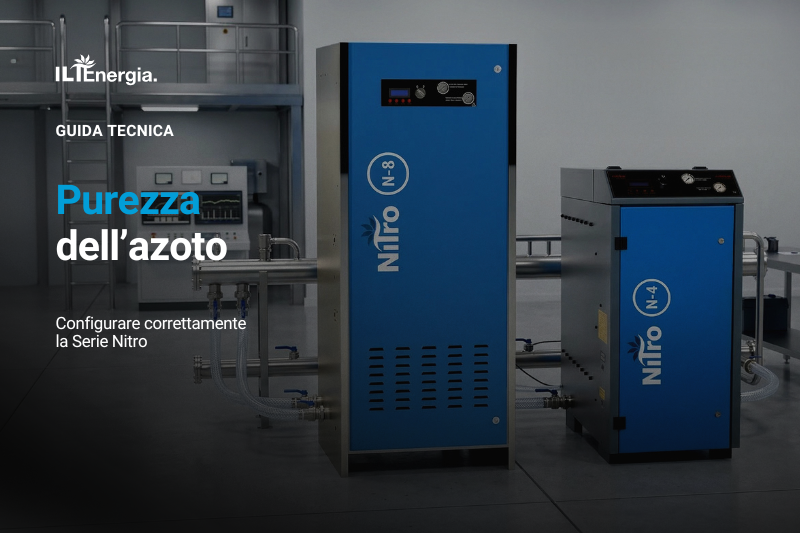Purezza dell’azoto con generatore Serie Nitro ILT Energia