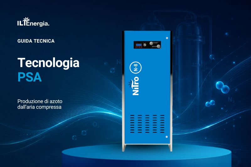 Tecnologia PSA per la produzione di azoto con generatore Serie Nitro ILT Energia